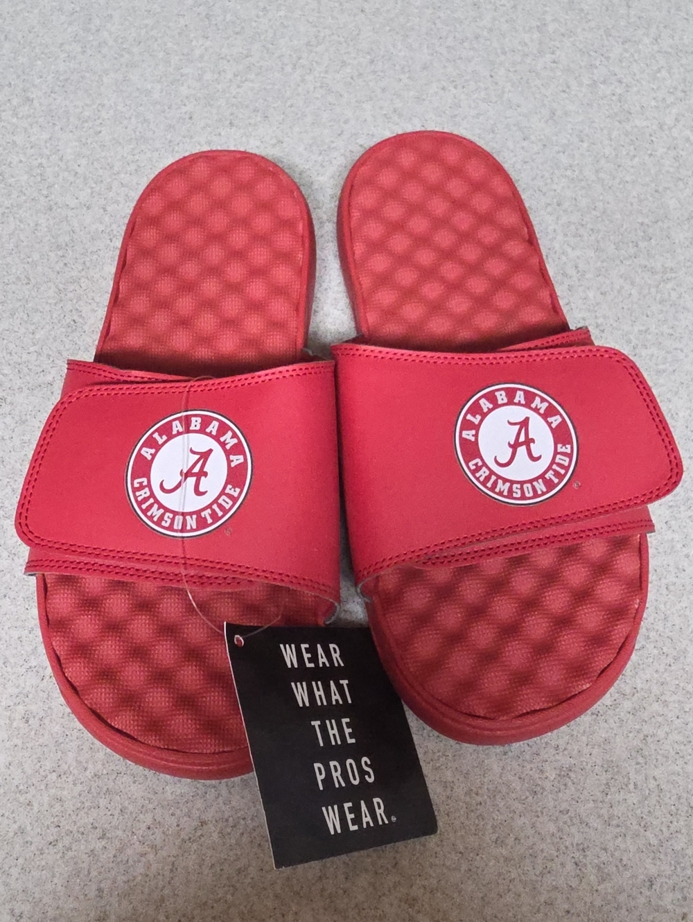 Crimson Tide Men's Red Slide Sandals